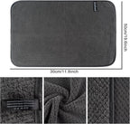Hand Towels for Bathroom, Microfiber Face Towels, 11X20 Inch, 6 Pack | B-Grey, Soft Absorbent Wash Cloths for Spa, Hair, and Face. Quick Dry Decorative Towels Set of 6. Machine Washable