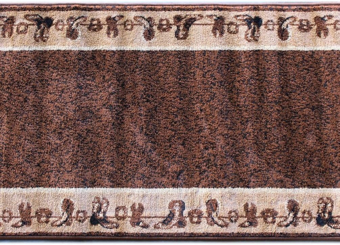 Cowboy Runner Area Rug Design L 375 (2 Feet 4 Inch X 10 Feet 9 Inch) Runner