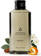 Hotel Scents Santal 5.07 Fl Oz (150Ml), Home Luxury Aroma & Hotel Fragrance Diffuser Oil- Hotel Diffuser Oil for Aromatherapy- USA Made, Bigger Bottle, Bolder Aroma & Longer Lasting
