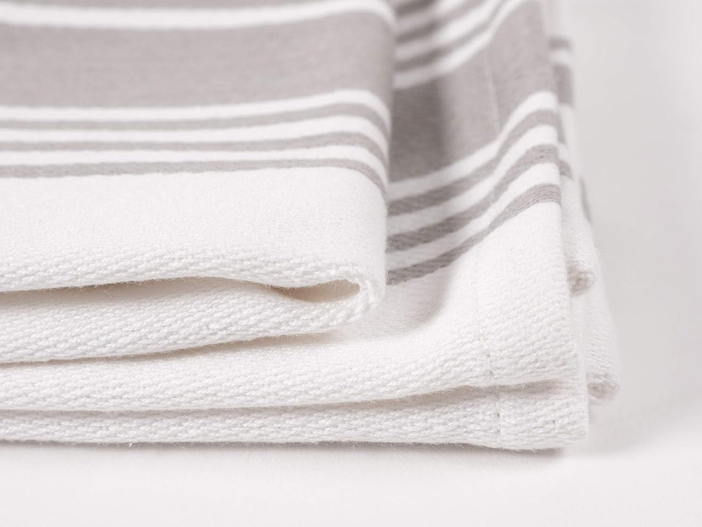 Kitchen Towels, Set of 4 Absorbent, Durable and Soft Towels | Perfect for Kitchen Messes and Drying Dishes, 18 X 28 – Inches, Drizzle, Small