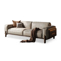 Genuine Leather Standard Sofa Cushion Couch