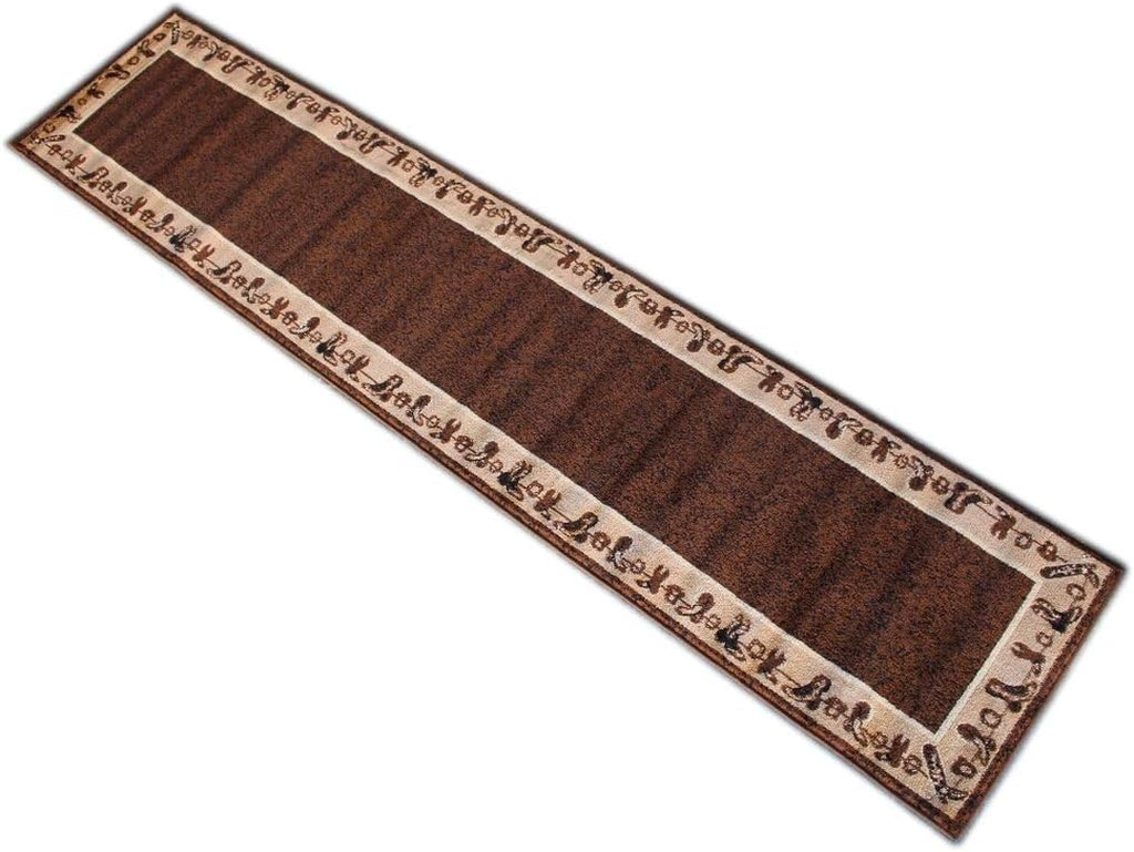 Cowboy Runner Area Rug Design L 375 (2 Feet 4 Inch X 10 Feet 9 Inch) Runner