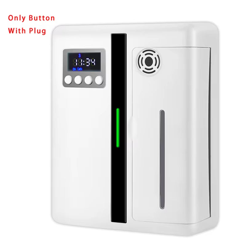 Scent Machine Aroma Diffuser Wall Mounted Hotel 160ML Aroma Diffuser with Fan inside for Large Area Hotel Lobby Home Fragrance