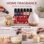 Premium Fragrance Oil Set for Candle Making, Soap, Wax Melts and Diffusers | Highly Concentrated Scented Oils for Home Fragrance, Long Lasting Aroma Oils Gift Set for Diffusers & DIY, Selfcare Gift