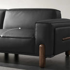 Genuine Leather Standard Sofa Cushion Couch