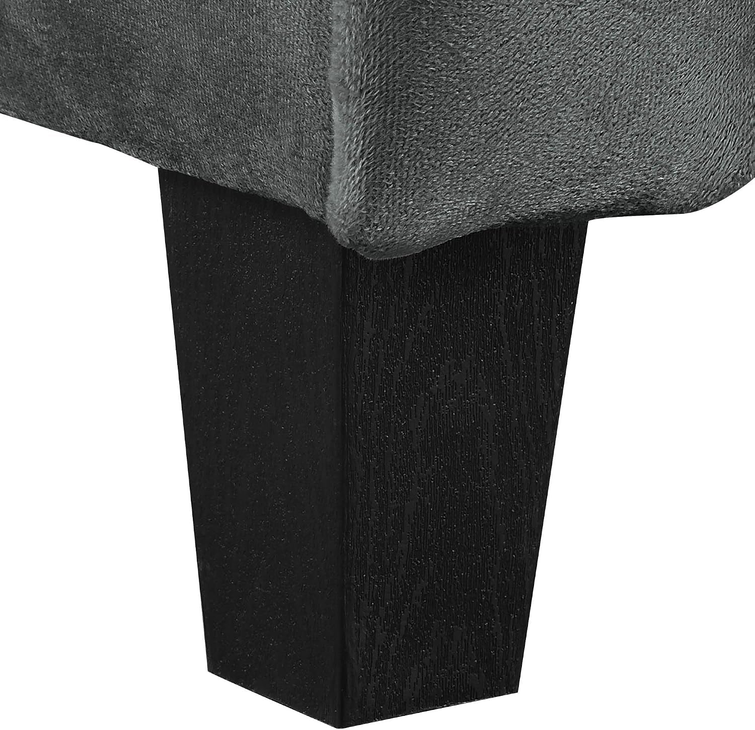 Harrington 80.3" Sofa, Transitional Modern, Pocket Coil Comfort, Easy Assembly, Microfiber Fabric, Dark Grey