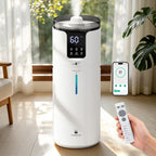 16L Smart Humidifier Large Room, Whole House Humidifier for Home 1500 Sq.Ft with App/Voice/Remote Control, Ultrasonic Cool Mist Humidifiers for Bedroom, Plants, Office with Tube, White