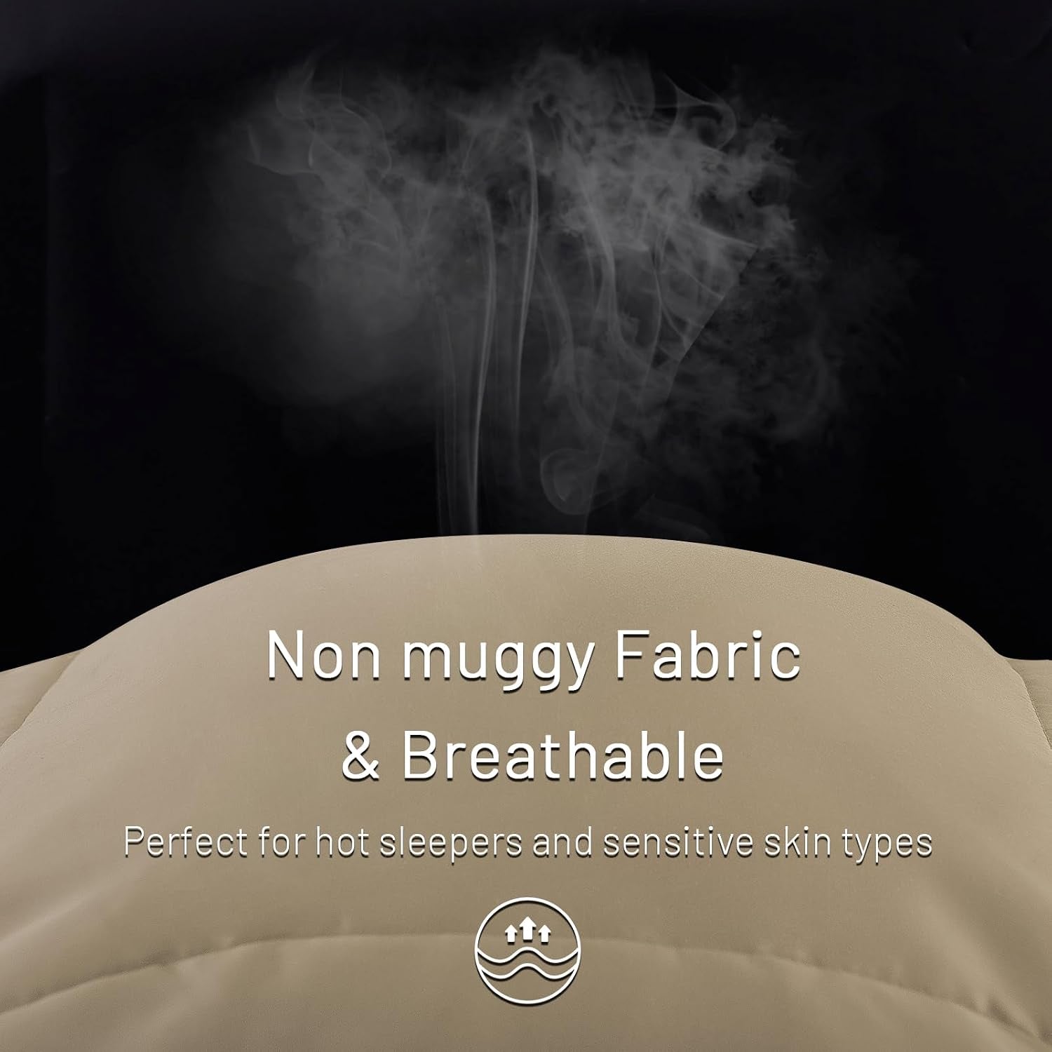 Viscose from Bamboo Comforter Twin Size, Cooling Lightweight Duvet Insert, Organic Natural Summer Bedding Blanket for Hot Sleepers,8 Corner Tabs 90" L X 65" W