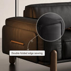 Genuine Leather Standard Sofa Cushion Couch