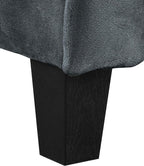 Harrington 80.3" Sofa, Transitional Modern, Pocket Coil Comfort, Easy Assembly, Microfiber Fabric, Dark Grey