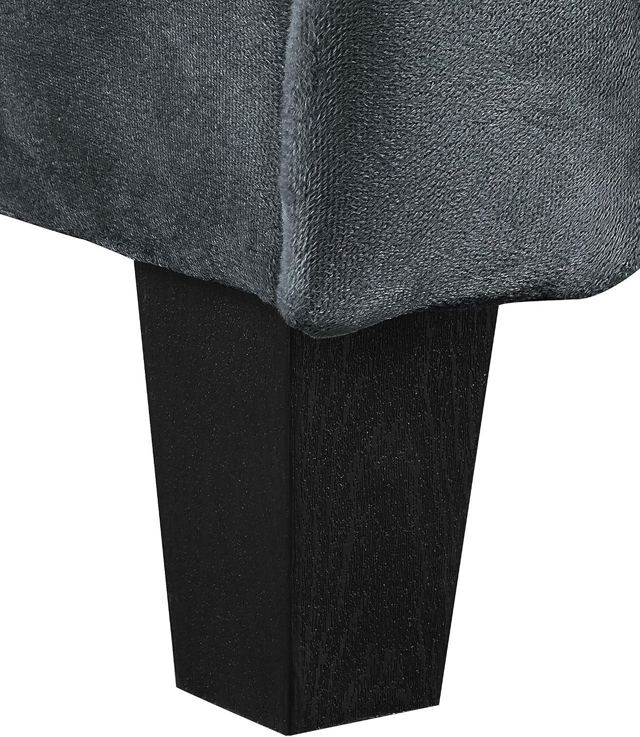 Harrington 80.3" Sofa, Transitional Modern, Pocket Coil Comfort, Easy Assembly, Microfiber Fabric, Dark Grey
