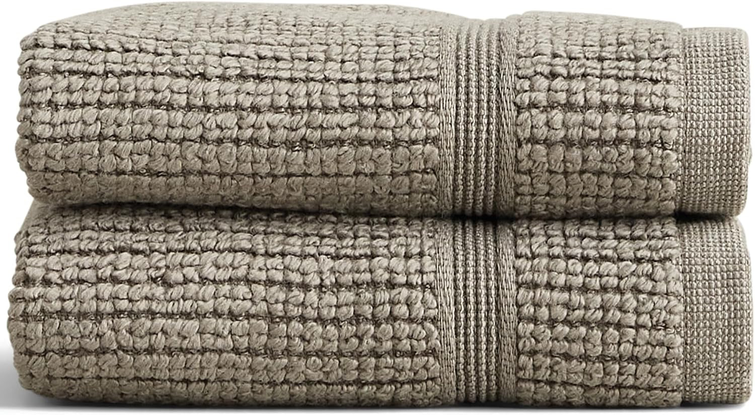 Preston Lane Douro Washcloth Set – 2 Pack Luxury Cotton Towels, Ultra Soft & Absorbent, Quick-Dry Spa-Quality Bathroom Towels, Made in Portugal, Eucalyptus 12 X 12