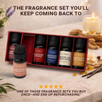 Premium Fragrance Oil Set for Candle Making, Soap, Wax Melts and Diffusers | Highly Concentrated Scented Oils for Home Fragrance, Long Lasting Aroma Oils Gift Set for Diffusers & DIY, Selfcare Gift